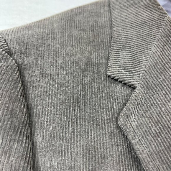 Vintage Wide Wale Corduroy Blazer Mens 44R Academia Teacher Preppy Professor - Picture 2 of 13